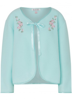 Slenderella Embroidered Polar Bed Jacket